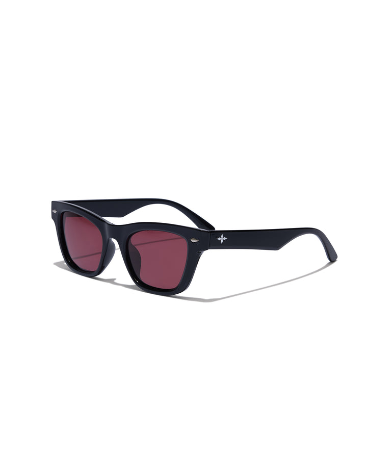 RITUAL VISION - GENERATOR POLISHED BLACK / RUST POLARISED SUNGLASSES