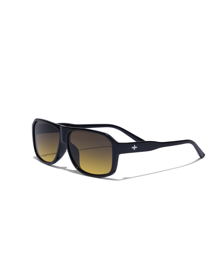 RITUAL VISION - THE EXECUTIVE POLISHED BLACK/ AMBER FADE POLARISED SUNGLASSES