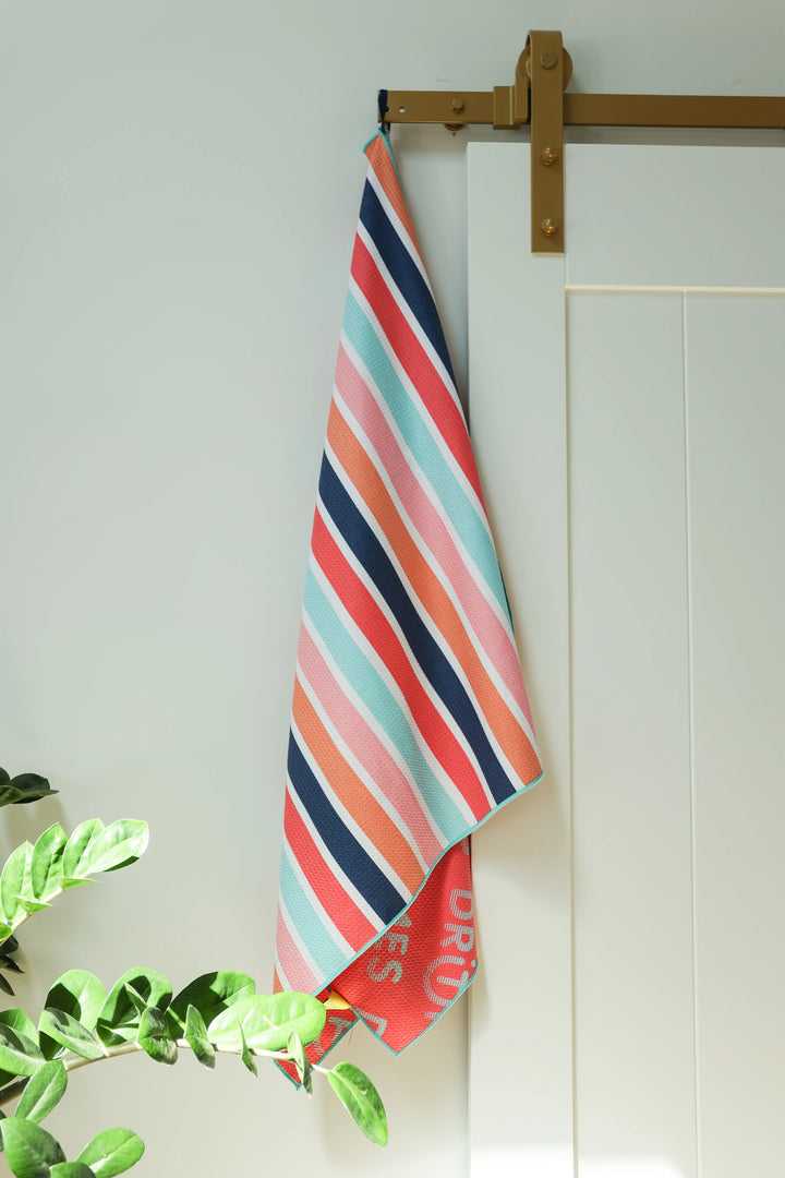 DRITIMES That 70's stripe Beach Towel