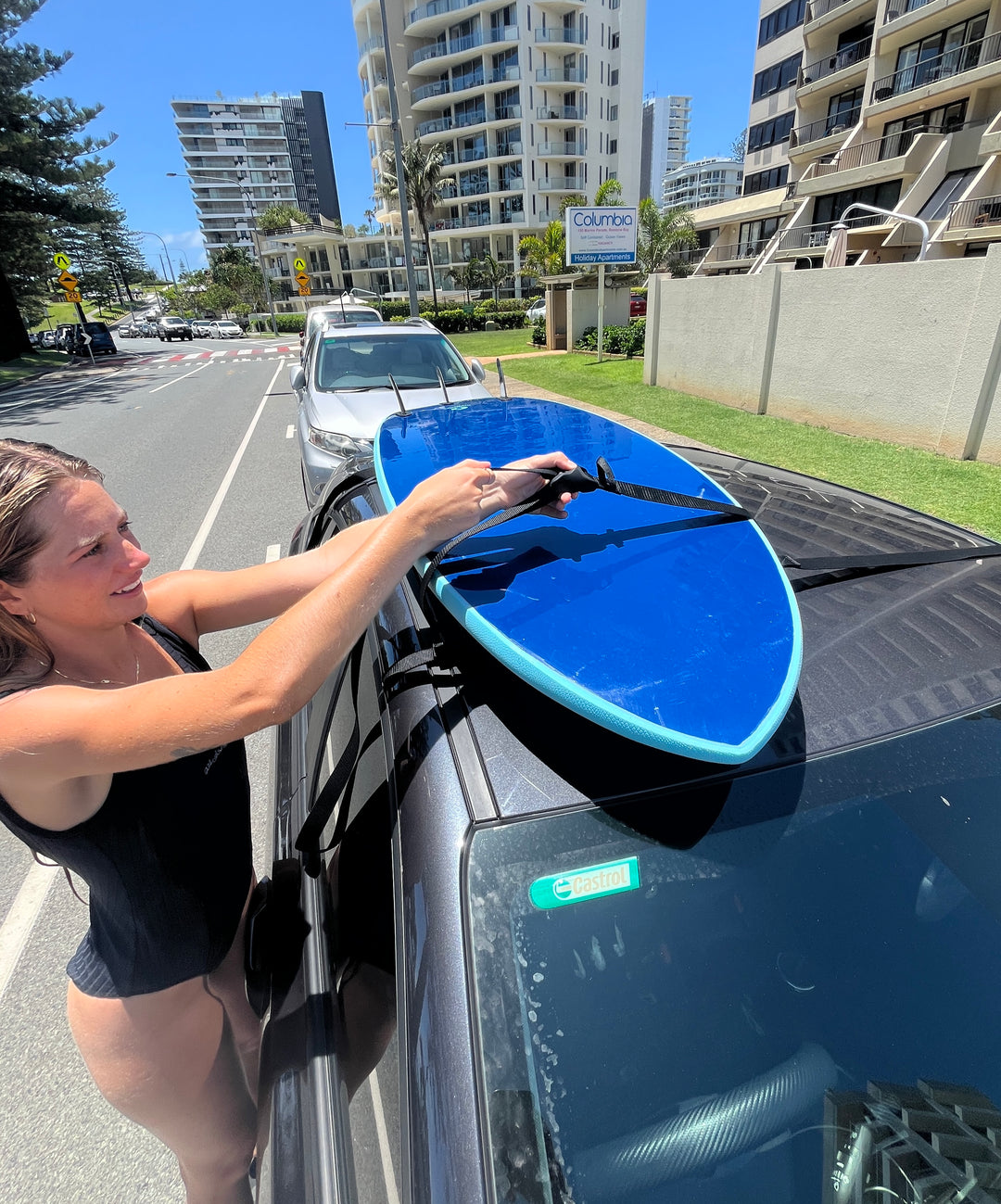 Summer vibes Soft Roof Surf Racks - Double side