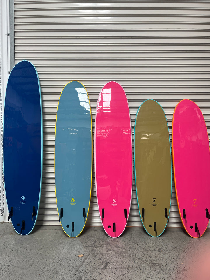 Summer vibes Mini Mal 8' Softboard - Pink