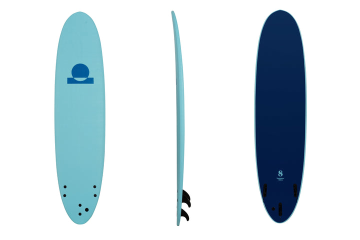 Summer vibes Mini Mal 8' Softboard - Blue / Blue