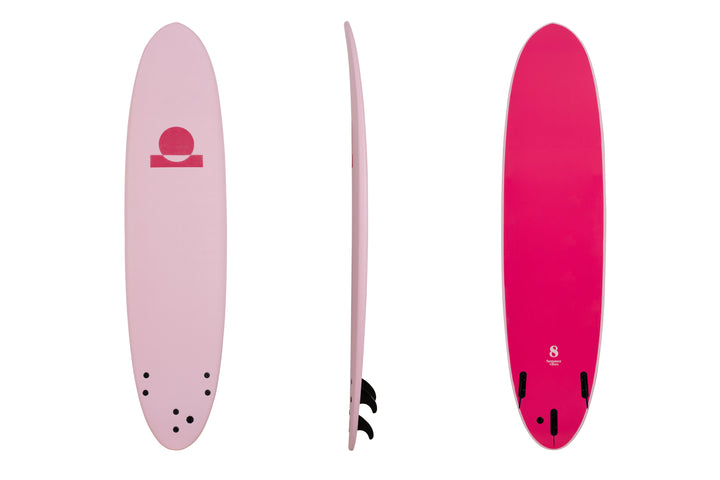 Summer vibes Mini Mal 8' Softboard - Pink