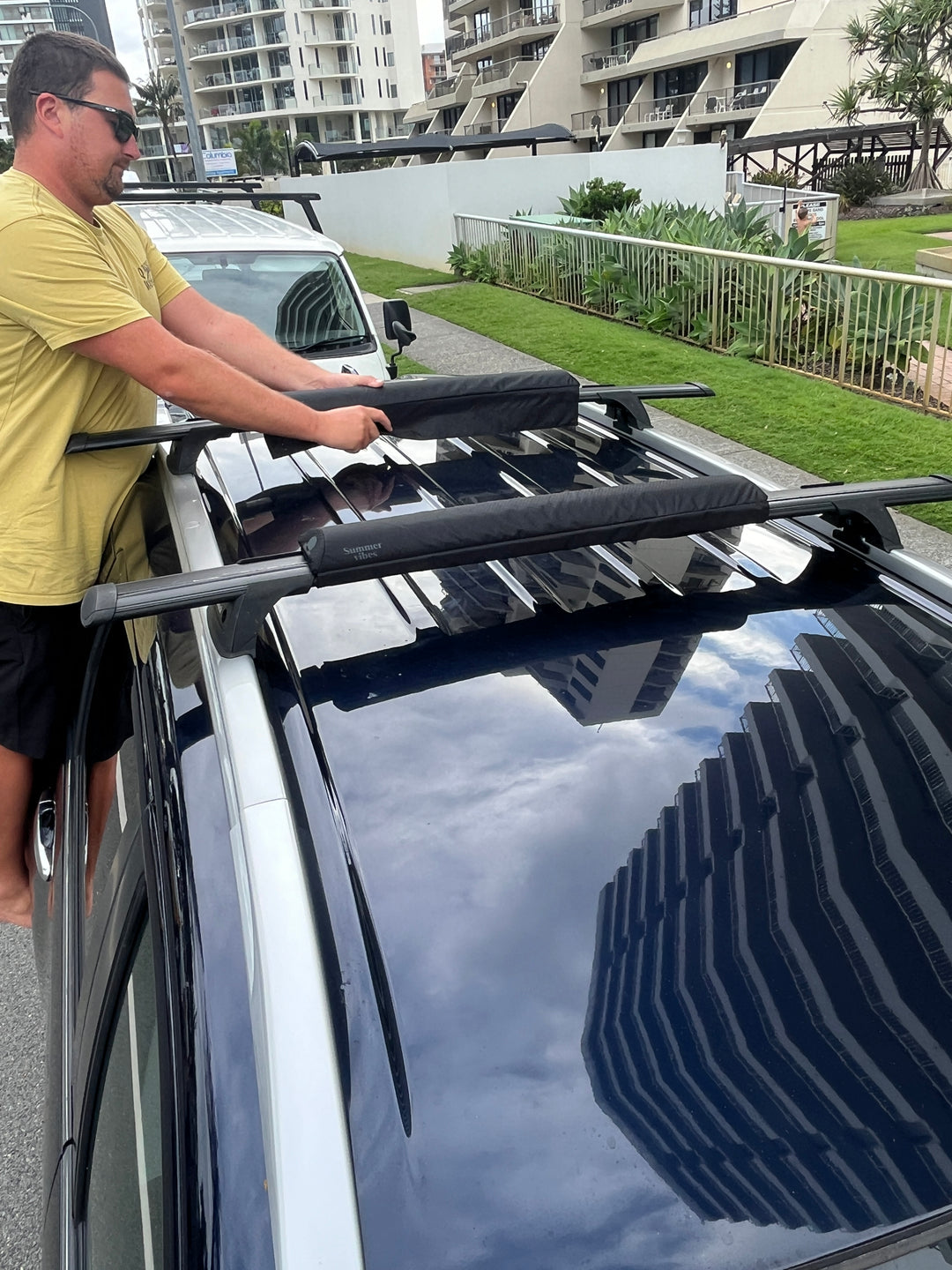 Summer vibes Roof rack protection pads - Double Side