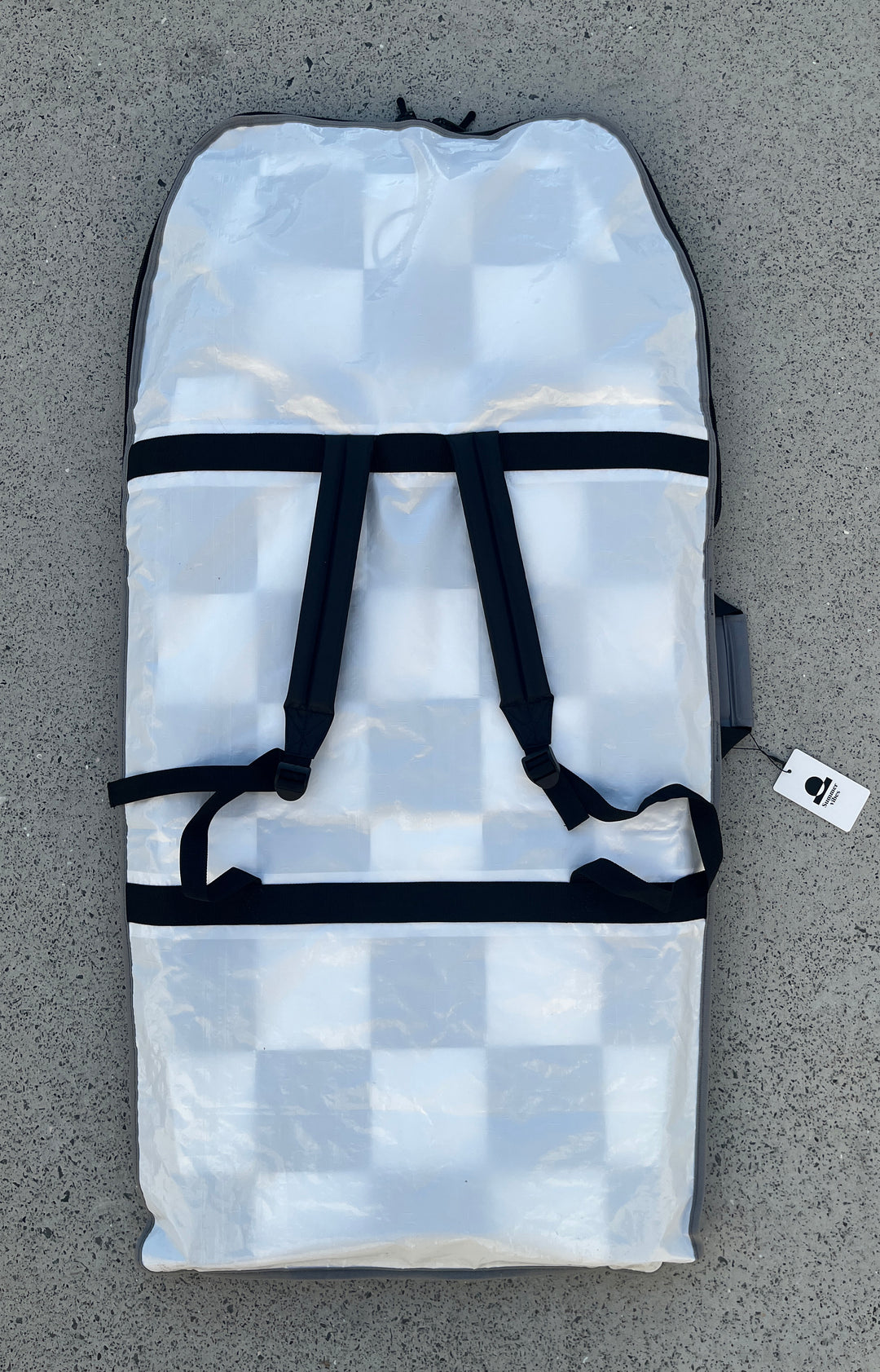 Summer vibes Lite Bodyboard Backpack Boardbag - Grey