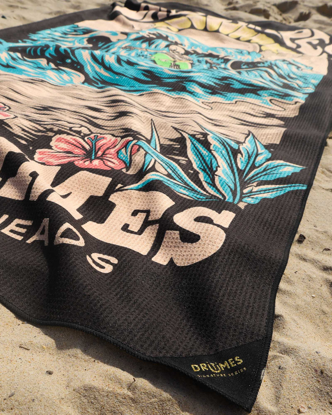 DRITIMES Ross Clarke-Jones - Dark Bones II Beach Towel