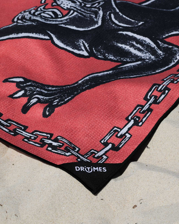 DRITIMES Chasing Tail II Beach Towel