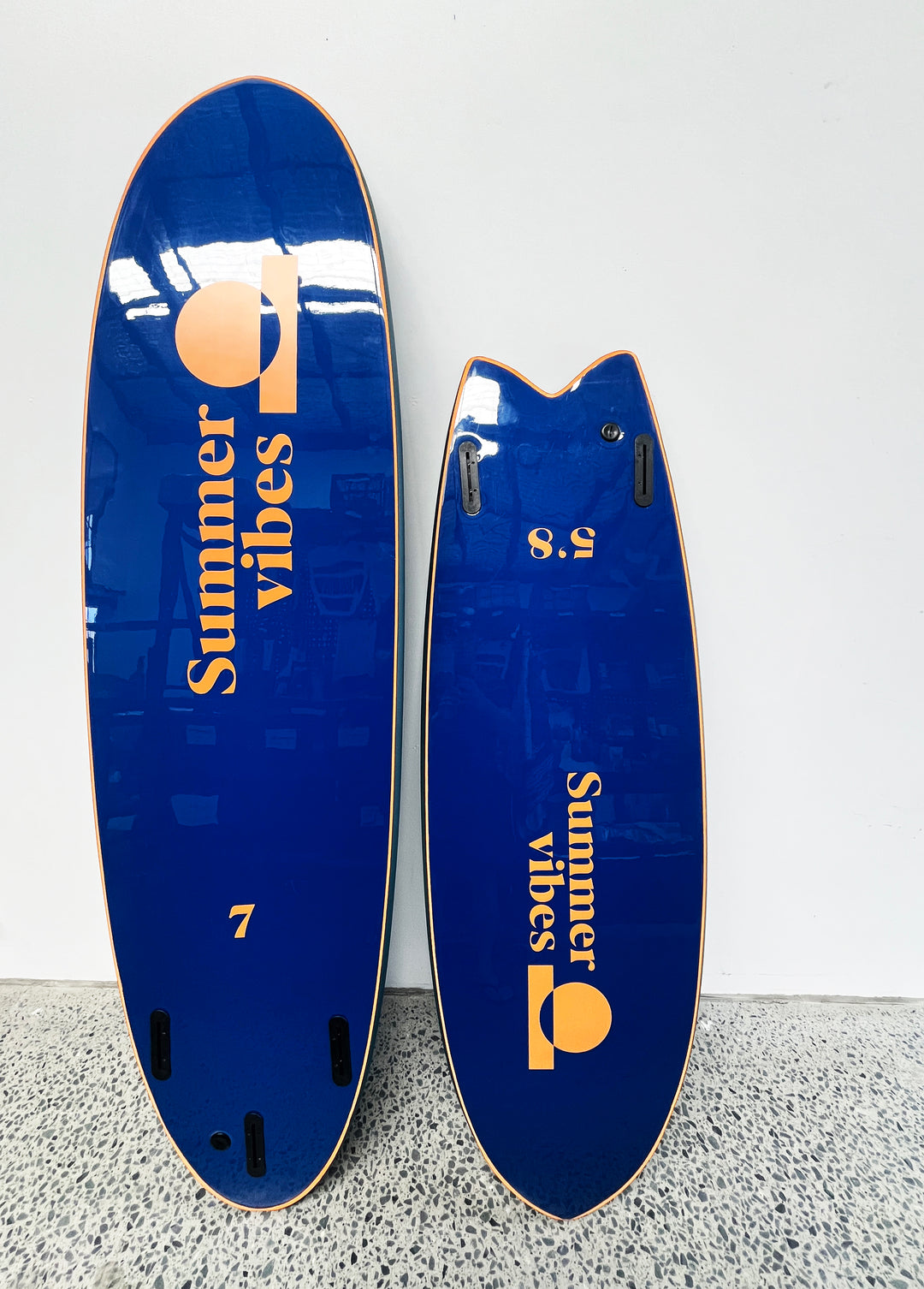 Summer vibes Limited Edition Softboard Team Quiver Mini Mal 7' & Fish 5'8 - Green/Gold